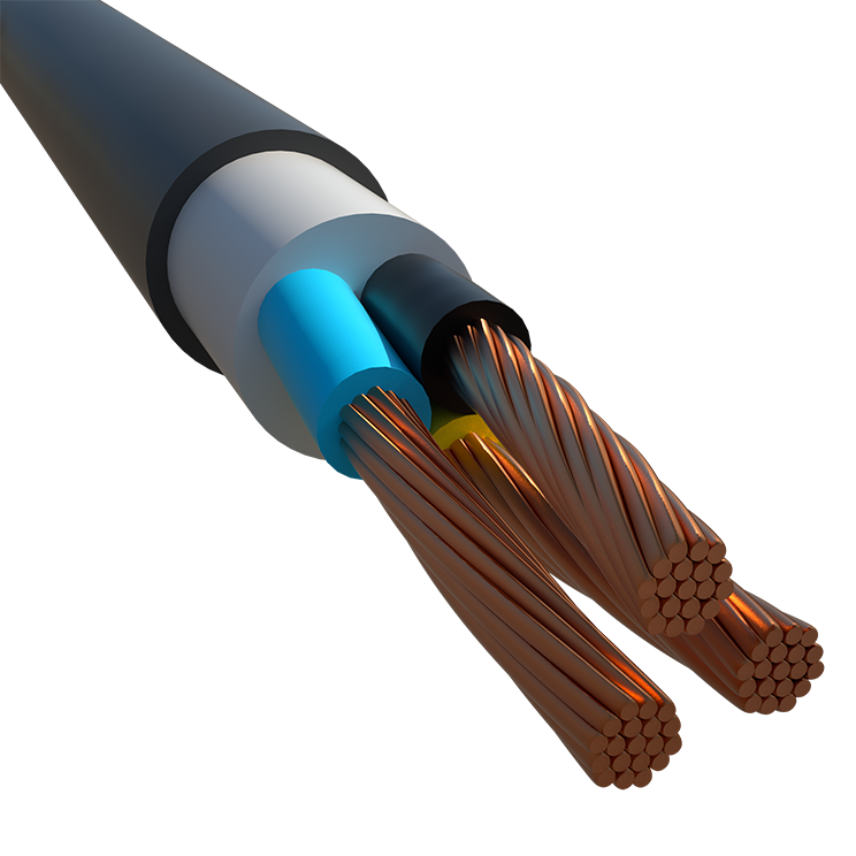 Low Voltage (0.6/1.0kV) Unarmored, XLPE Insulated, PVC Sheathed Power Cable.