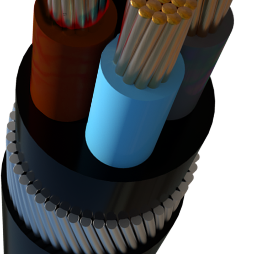 Reduced Earth, Multicore XLPE insulated, Steel Wire Armored, PVC sheathed (CU/XLPE/SWA/PVC)